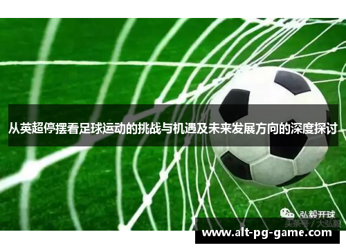 从英超停摆看足球运动的挑战与机遇及未来发展方向的深度探讨